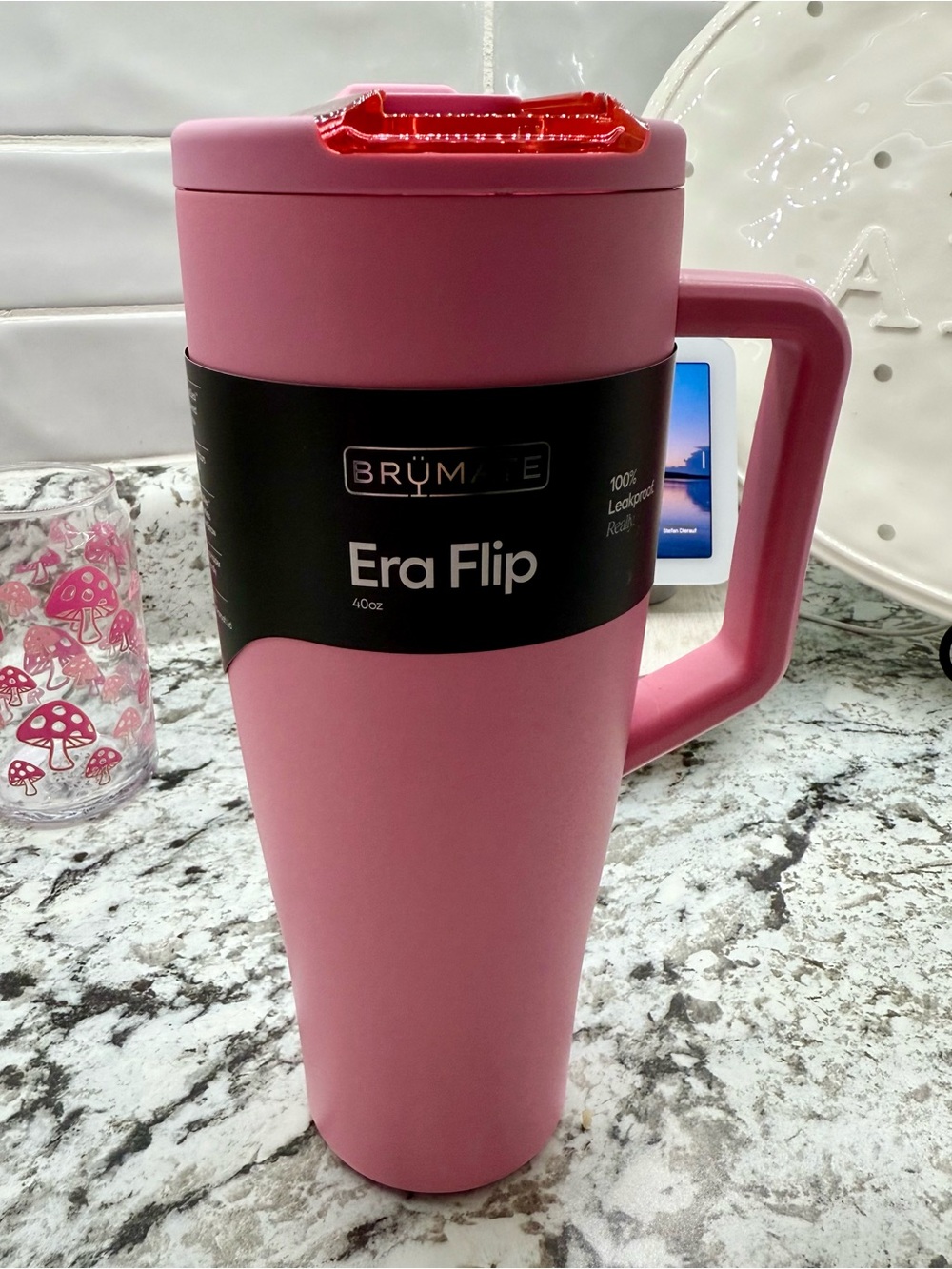 40oz Brumate Era Flip pink